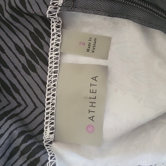 Athleta Halter Athletic Dress Paisley Blue and Gray 2 - Picture 6 of 11